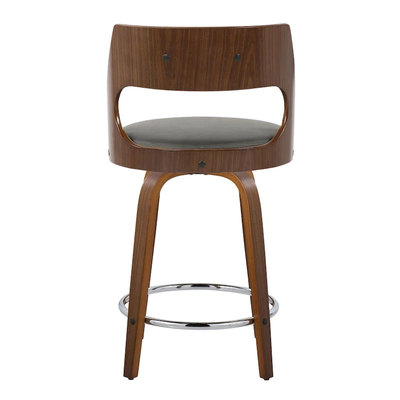 Tabouret de comptoir Carson Carrington Alingsas style moderne du milieu du siècle (lot de 2)