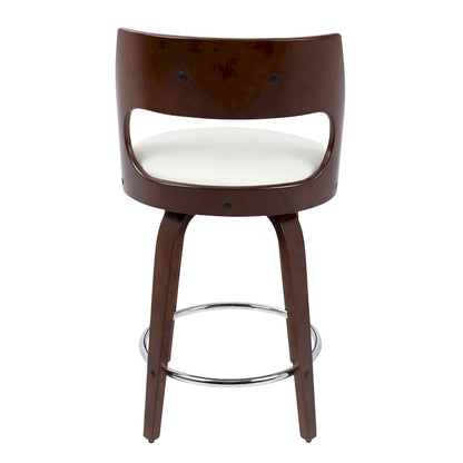 Tabouret de comptoir Carson Carrington Alingsas style moderne du milieu du siècle (lot de 2)