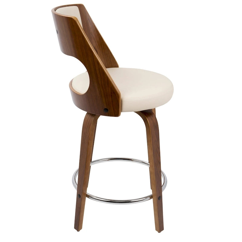 Tabouret de comptoir Carson Carrington Alingsas style moderne du milieu du siècle (lot de 2)