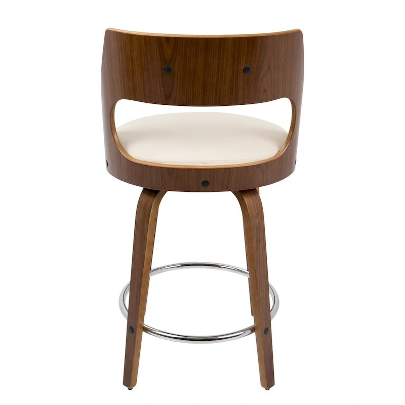 Tabouret de comptoir Carson Carrington Alingsas style moderne du milieu du siècle (lot de 2)