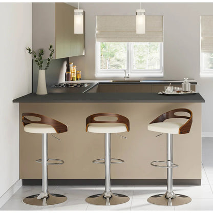 Tabouret de bar réglable Carson Carrington Simon avec repose-pieds ovale (lot de 2)