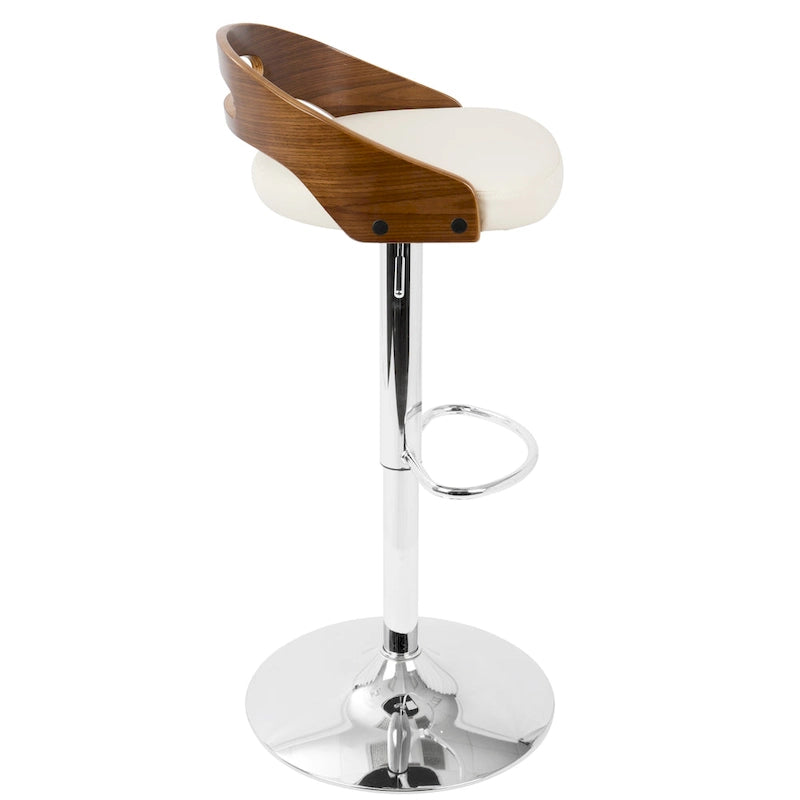 Tabouret de bar réglable Carson Carrington Simon avec repose-pieds ovale (lot de 2)