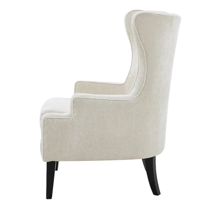 Fauteuil d'appoint Clementine KD en tissu à oreilles