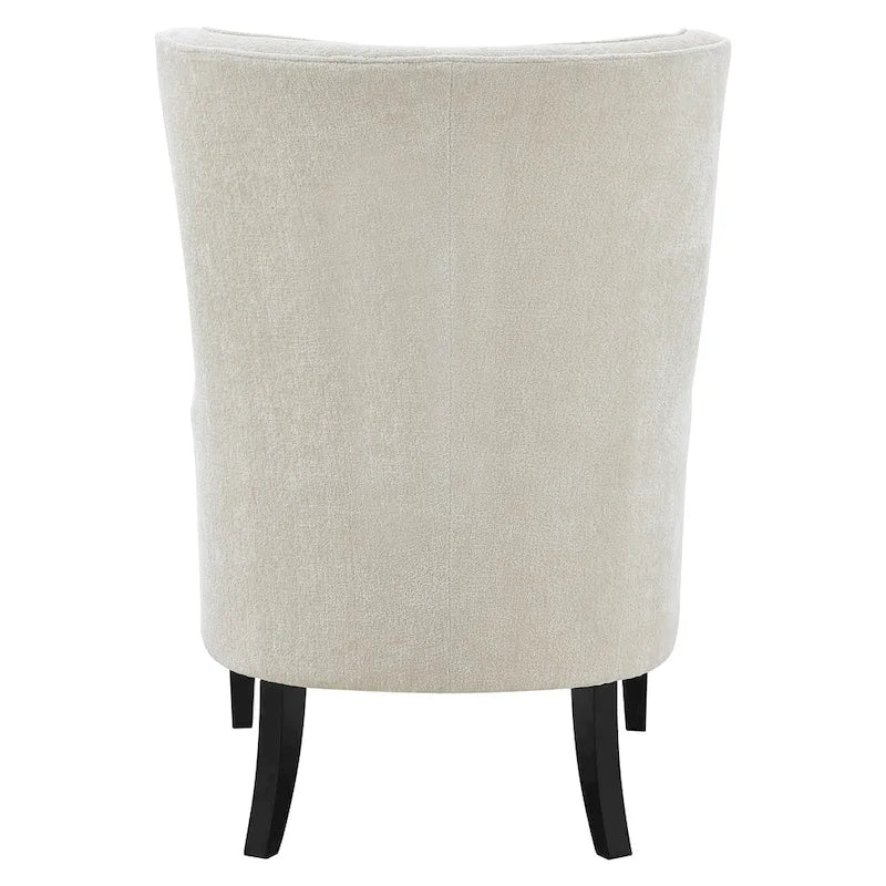 Fauteuil d'appoint Clementine KD en tissu à oreilles