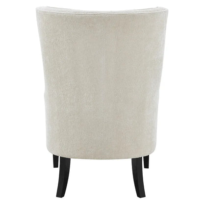Fauteuil d'appoint Clementine KD en tissu à oreilles