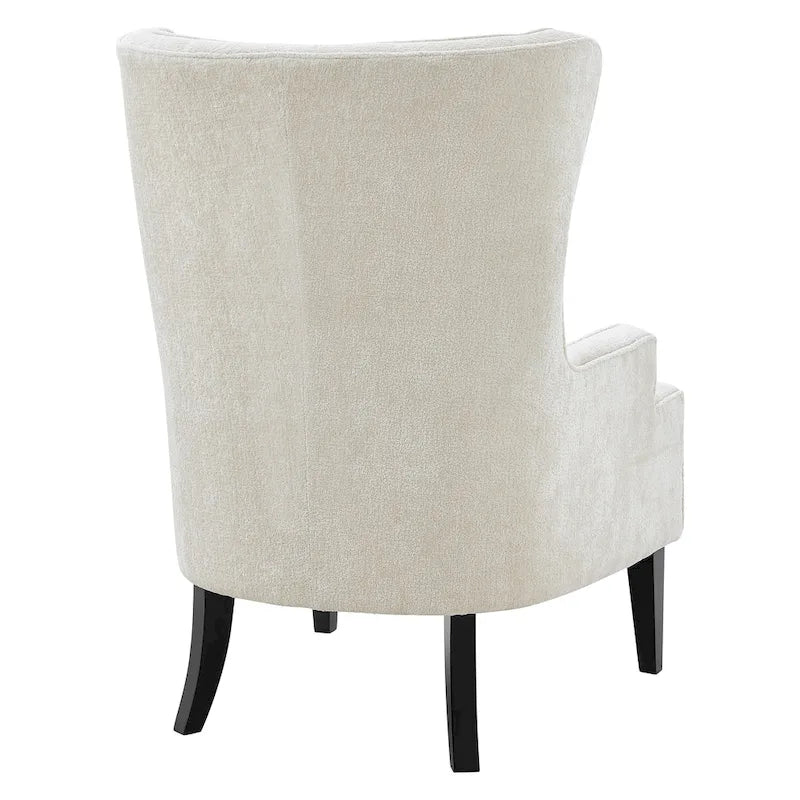 Fauteuil d'appoint Clementine KD en tissu à oreilles