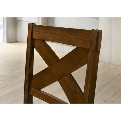 Chaises de salle à manger en bois massif Karven de Roundhill Furniture (lot de 2)