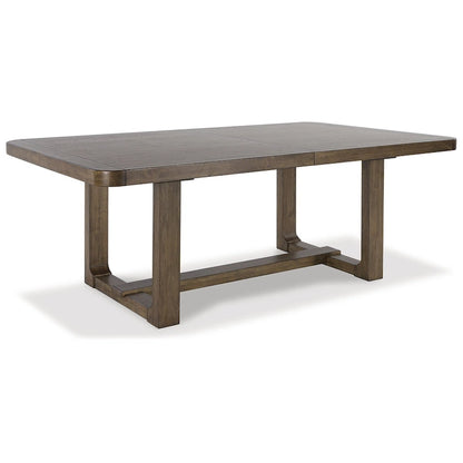 Table de salle à manger extensible Signature Design by Ashley Cabalynn Brown - 46 po L x 108 po P x 30 po H