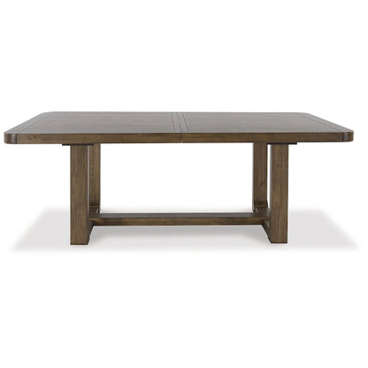Table de salle à manger extensible Signature Design by Ashley Cabalynn Brown - 46 po L x 108 po P x 30 po H