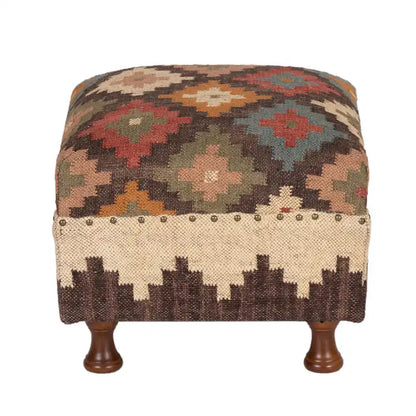 Tabouret ottoman rembourré fait main HERATE ORIENTAL