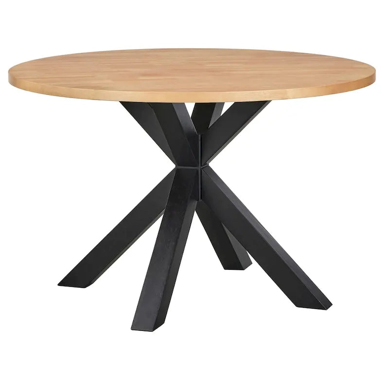 Table de salle à manger Lifestorey Gilcrest Cross à piédestal