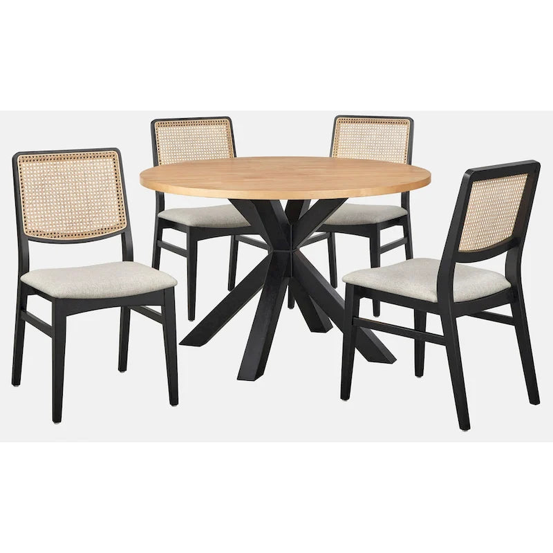Table de salle à manger Lifestorey Gilcrest Cross à piédestal