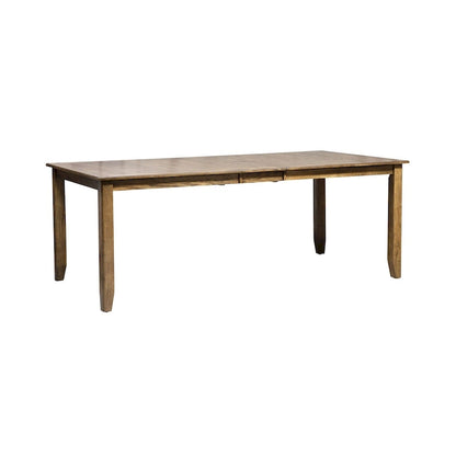 Table rectangulaire antique Santa Rosa couleur miel