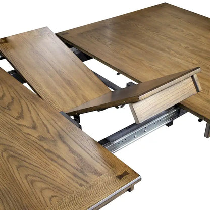 Table rectangulaire antique Santa Rosa couleur miel