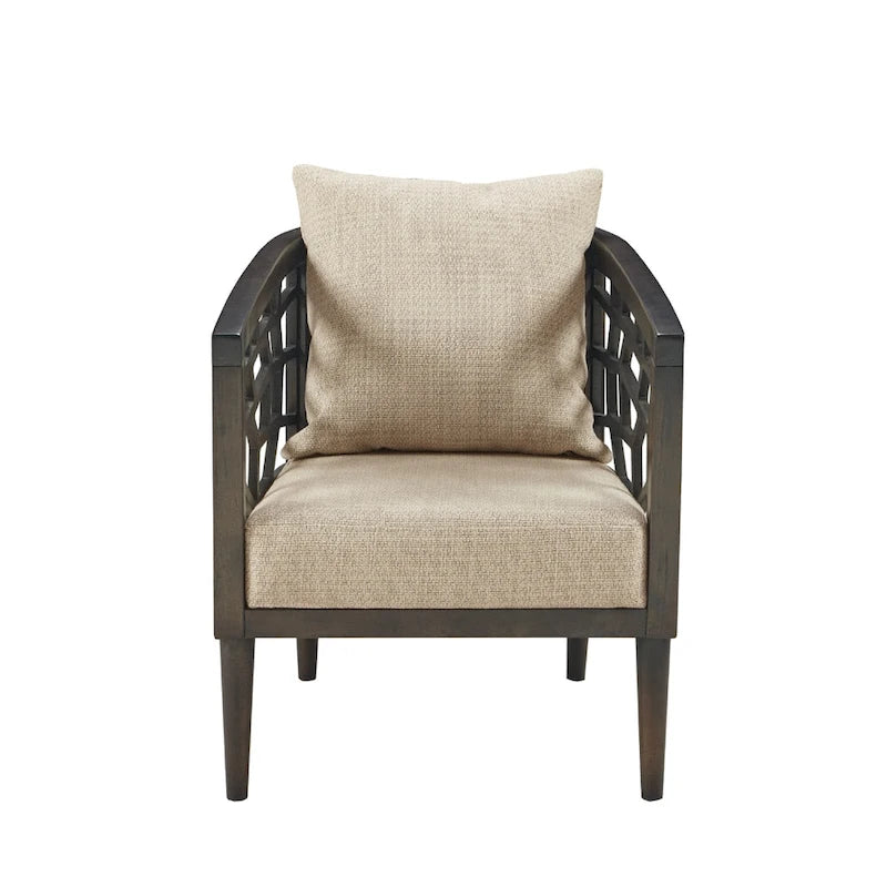 Fauteuil d'appoint craquelé INK+IVY