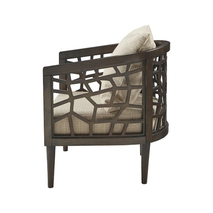 Fauteuil d'appoint craquelé INK+IVY
