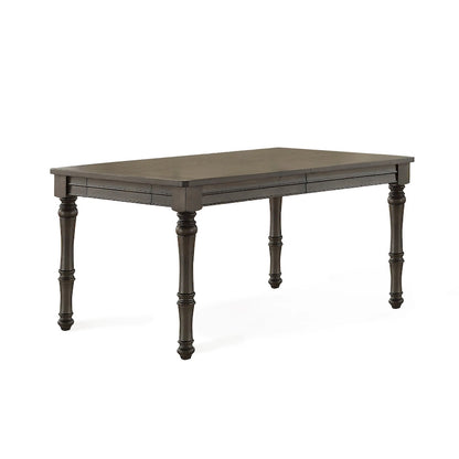 Table de salle à manger en bois Steve Silver Lockwood de 203 cm (80 pouces) - Grise