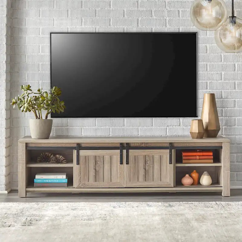 Meuble TV Simple Living Glasbern à portes de grange