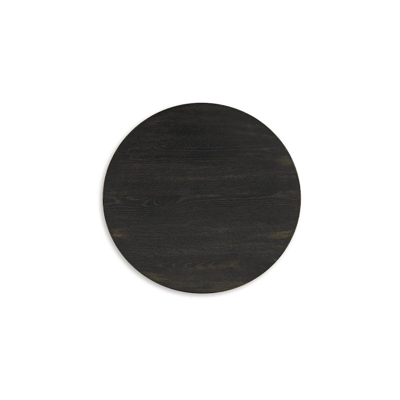Table d'appoint noire Signature Design by Ashley Galliden - 61 cm (L) x 61 cm (P) x 61 cm (H)