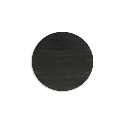 Table d'appoint noire Signature Design by Ashley Galliden - 61 cm (L) x 61 cm (P) x 61 cm (H)