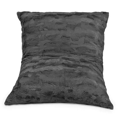 Coussin de sol décoratif géant Jaxx Saxx de 107 cm (3,5 pieds) pour enfants, en fausse fourrure