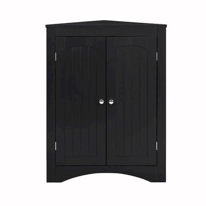 Meuble d'angle avec portes et étagères