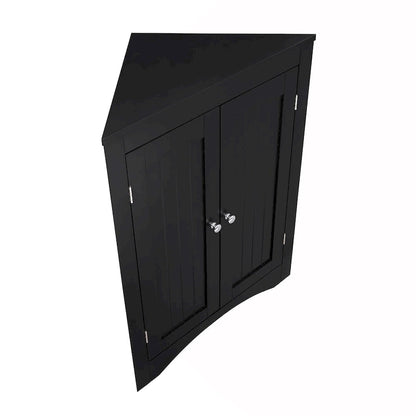 Meuble d'angle avec portes et étagères