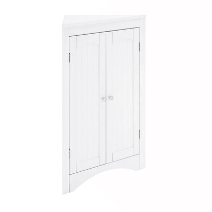 Meuble d'angle avec portes et étagères