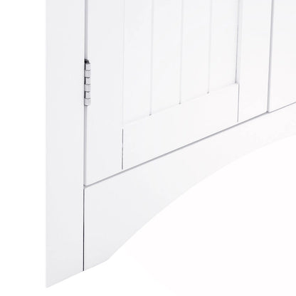 Meuble d'angle avec portes et étagères