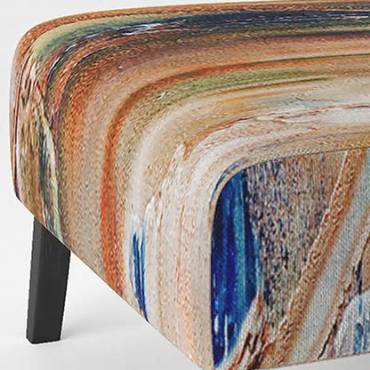 Fauteuil et chaise d'appoint modernes rembourrés Designart Colorful Abstract Painting Strokes II