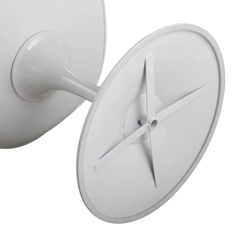Chaise d'appoint pivotante tulipe, chaise de salle à manger avec assise rembourrée et dossier incurvé