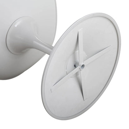 Chaise d'appoint pivotante tulipe, chaise de salle à manger avec assise rembourrée et dossier incurvé