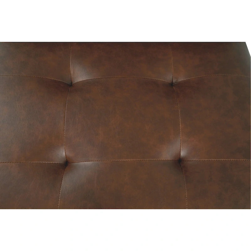 Fauteuil d'appoint décontracté Sidewinder en similicuir