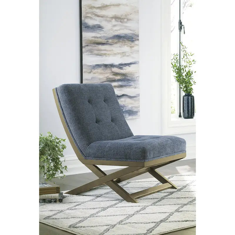 Fauteuil d'appoint décontracté Sidewinder en similicuir