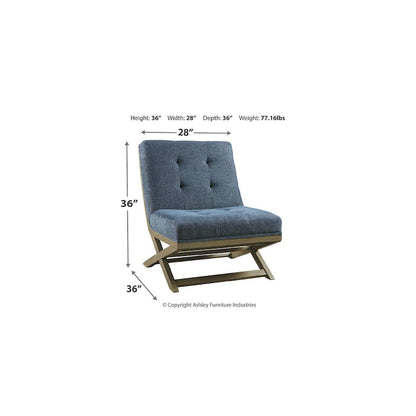 Fauteuil d'appoint décontracté Sidewinder en similicuir