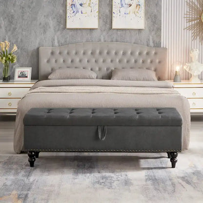 Banc-pouf de lit 59 avec rangement