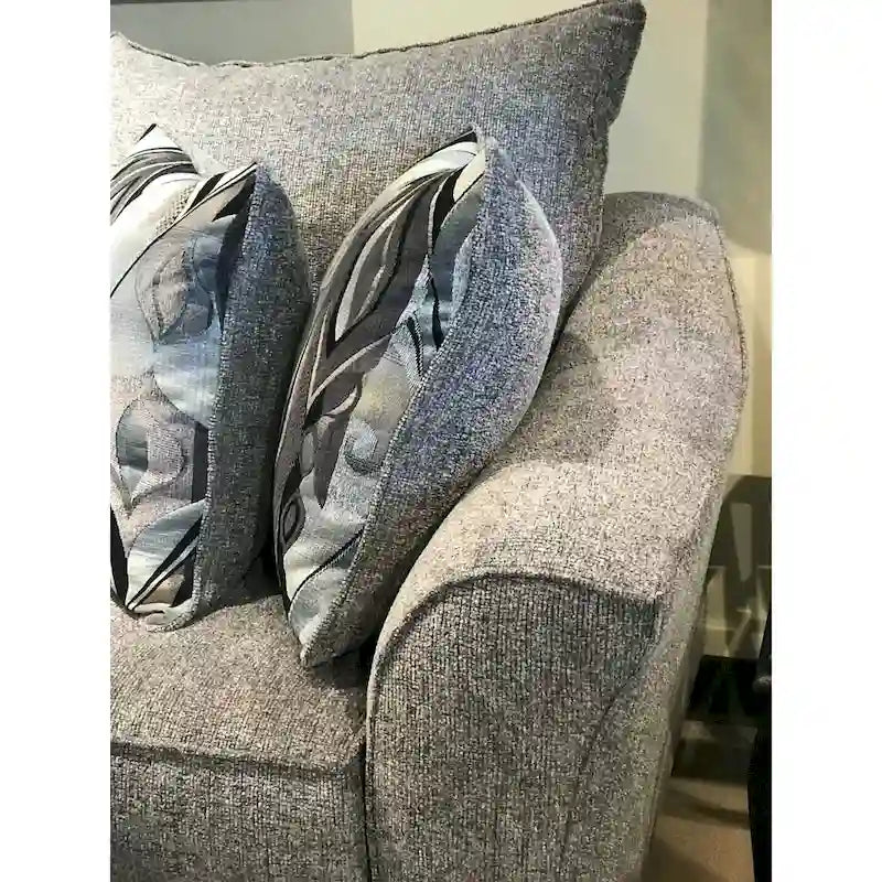 Canapé deux places Roundhill Furniture Camero en tissu avec dossier coussin