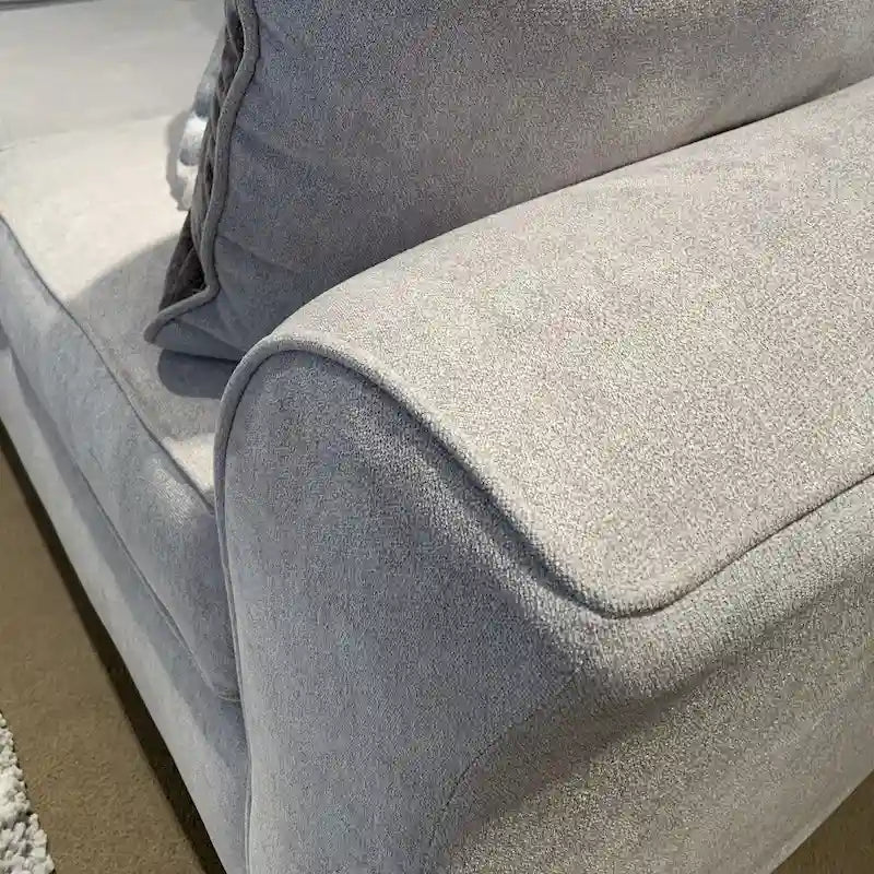 Canapé deux places Roundhill Furniture Camero en tissu avec dossier coussin