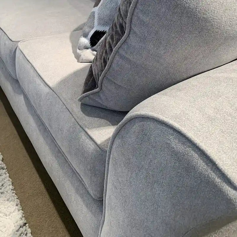 Canapé deux places Roundhill Furniture Camero en tissu avec dossier coussin