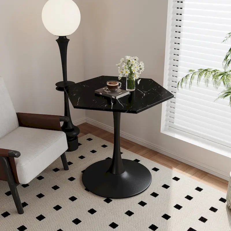 Table de style industriel chic (multifonctionnelle : salle à manger, table basse, console)