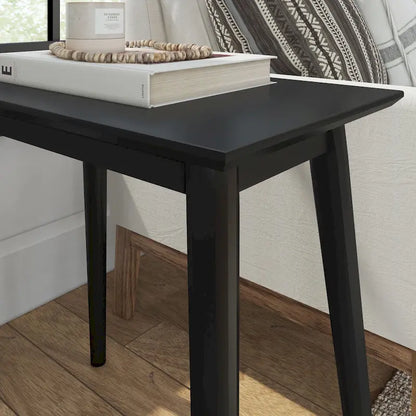 Table d'appoint rectangulaire Plank and Beam style Mid-Century - 24