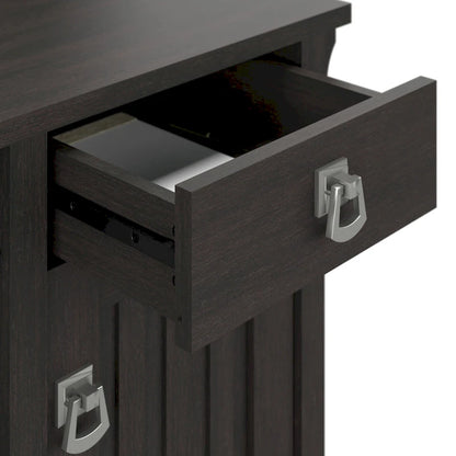 Bureau en L Bush Furniture Salinas 60W avec rangement intégré