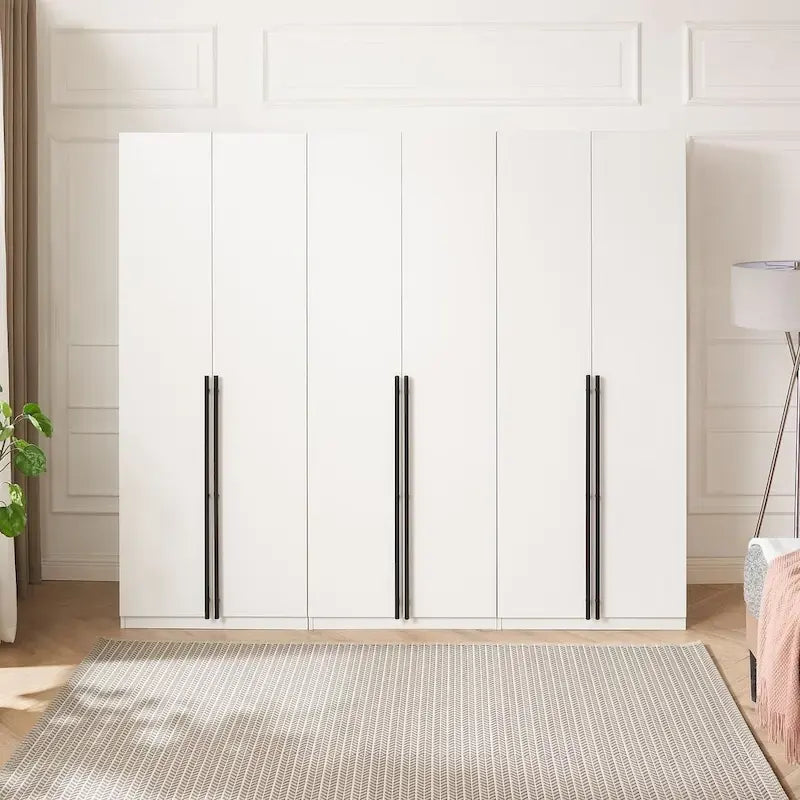 Armoire-penderie modulaire moderne autoportante Manhattan Comfort Lee, composée de 3 pièces