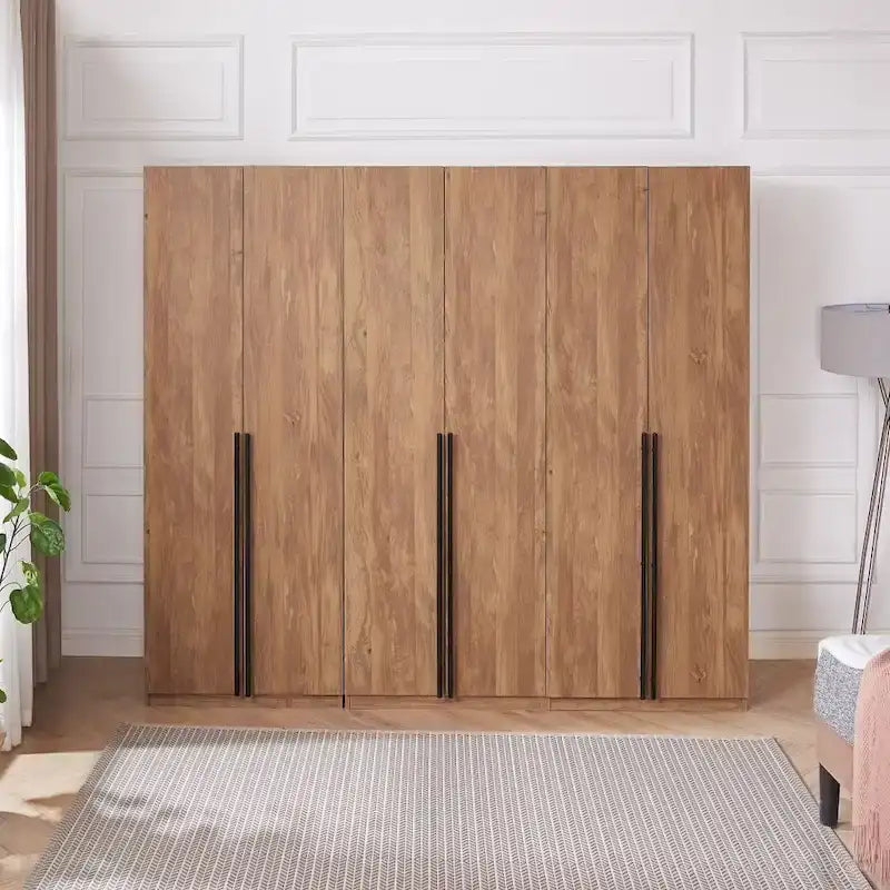 Armoire-penderie modulaire moderne autoportante Manhattan Comfort Lee, composée de 3 pièces