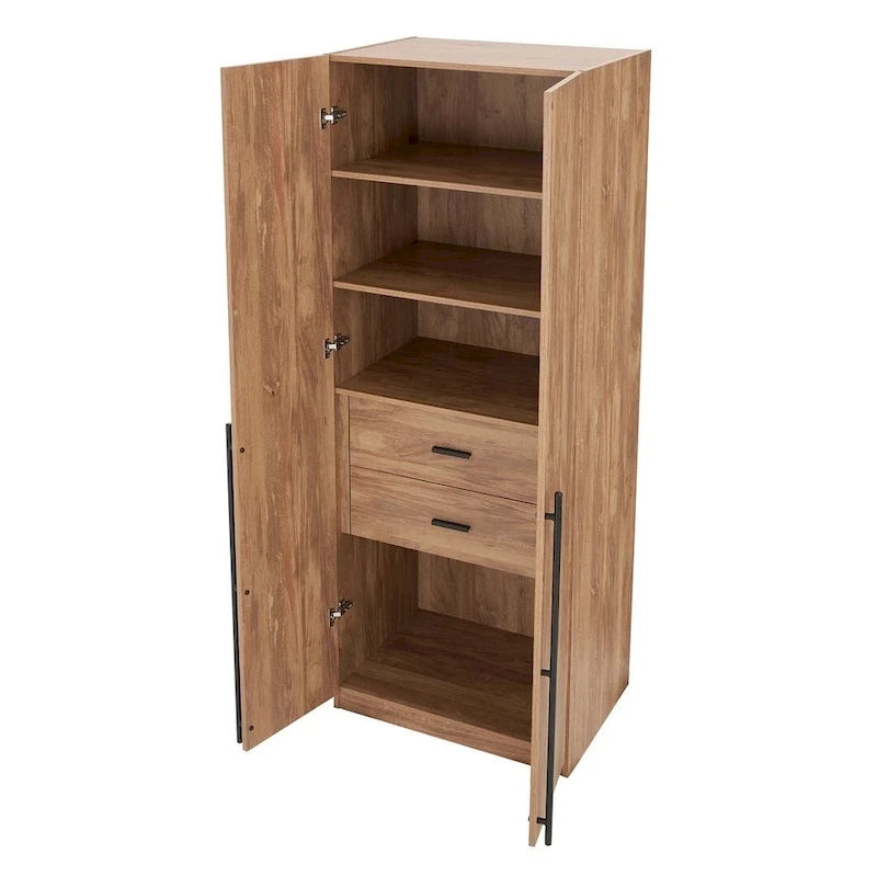 Armoire-penderie modulaire moderne autoportante Manhattan Comfort Lee, composée de 3 pièces