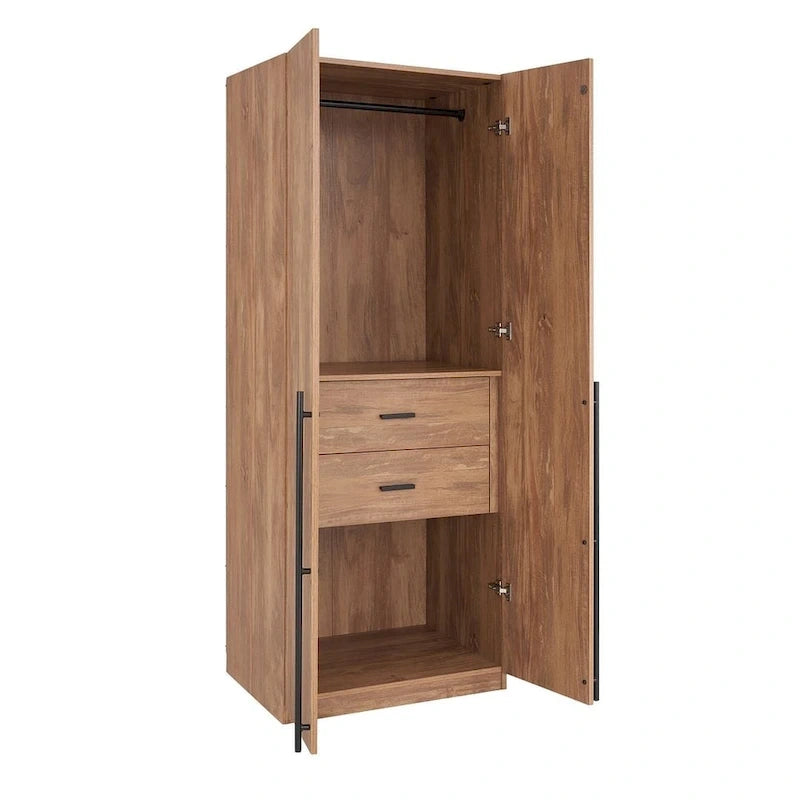 Armoire-penderie modulaire moderne autoportante Manhattan Comfort Lee, composée de 3 pièces