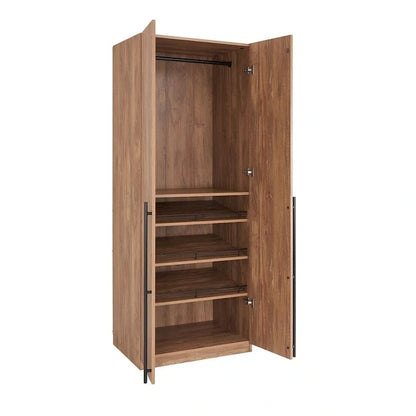 Armoire-penderie modulaire moderne autoportante Manhattan Comfort Lee, composée de 3 pièces