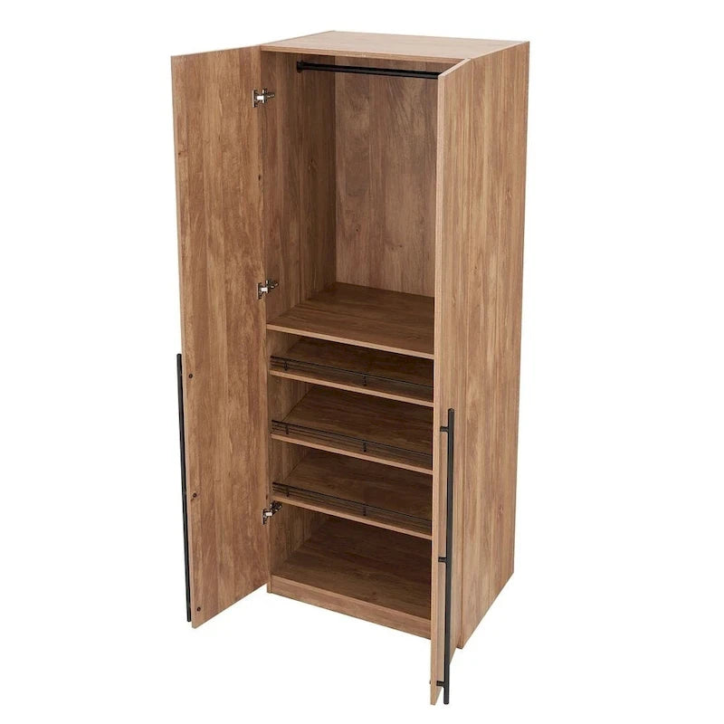 Armoire-penderie modulaire moderne autoportante Manhattan Comfort Lee, composée de 3 pièces