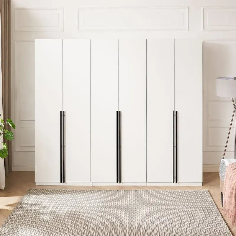 Armoire-penderie modulaire moderne autoportante Manhattan Comfort Lee, composée de 3 pièces