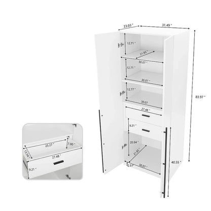 Armoire-penderie modulaire moderne autoportante Manhattan Comfort Lee, composée de 3 pièces